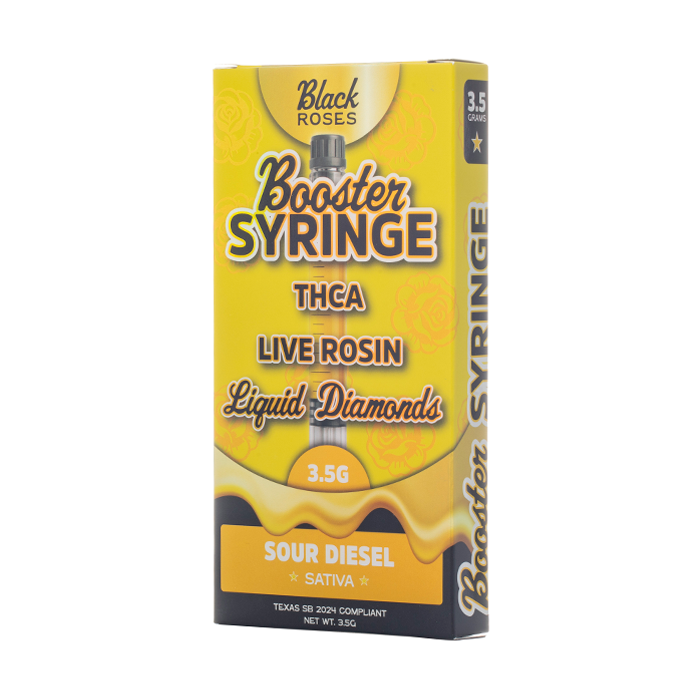 BLACK ROSES LIVE ROSIN BOOSTER SYRINGE 3.5G